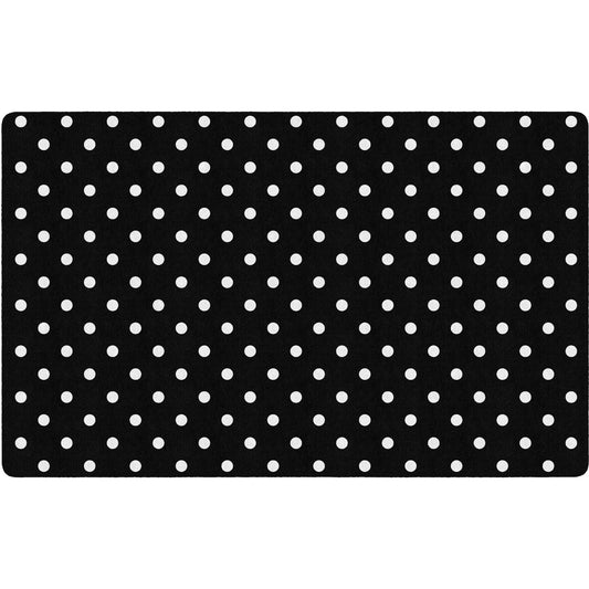 Black White & Stylish Brights Small Black & White Polka Dots