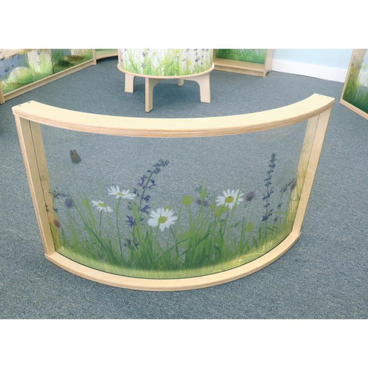 Nature View Curved Divider Panel