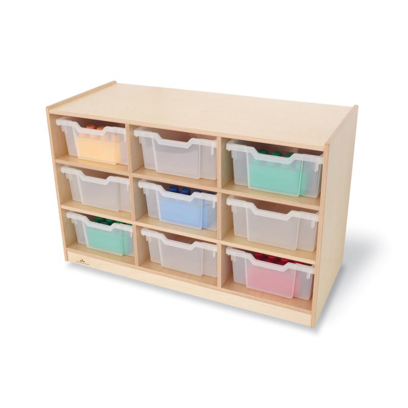 Nine Tray Mobile Storage Cabinet