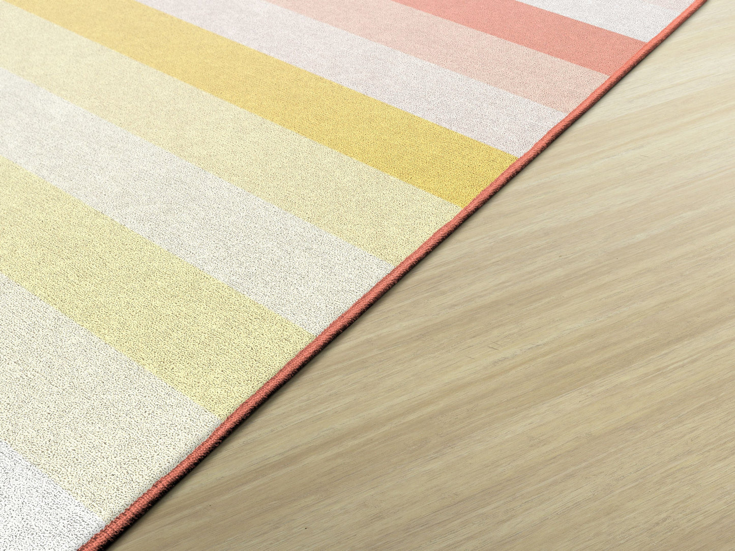 Simply Safari Sunset Stripes Rug By Schoolgirl Style