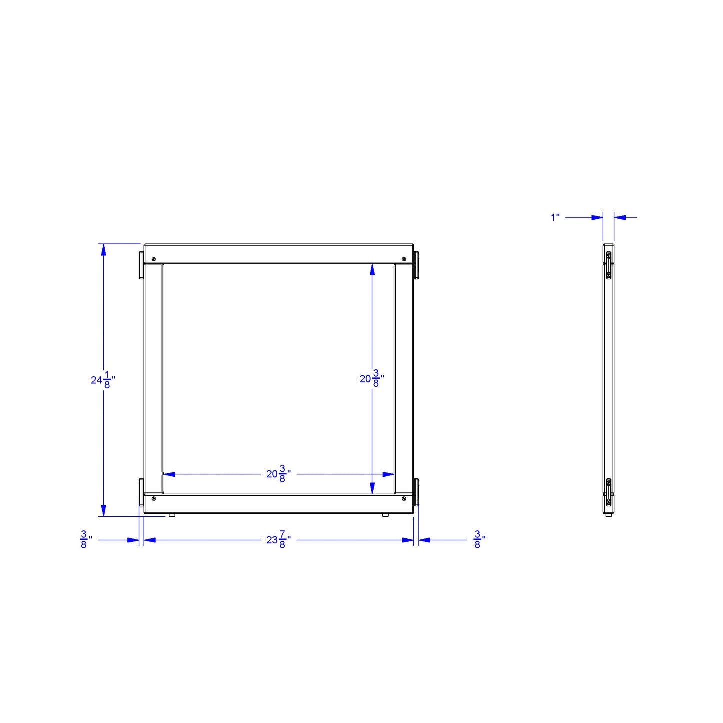 KYDZ Suite Panel - T-height - 24 Wide - Magnetic Write-n-Wipe