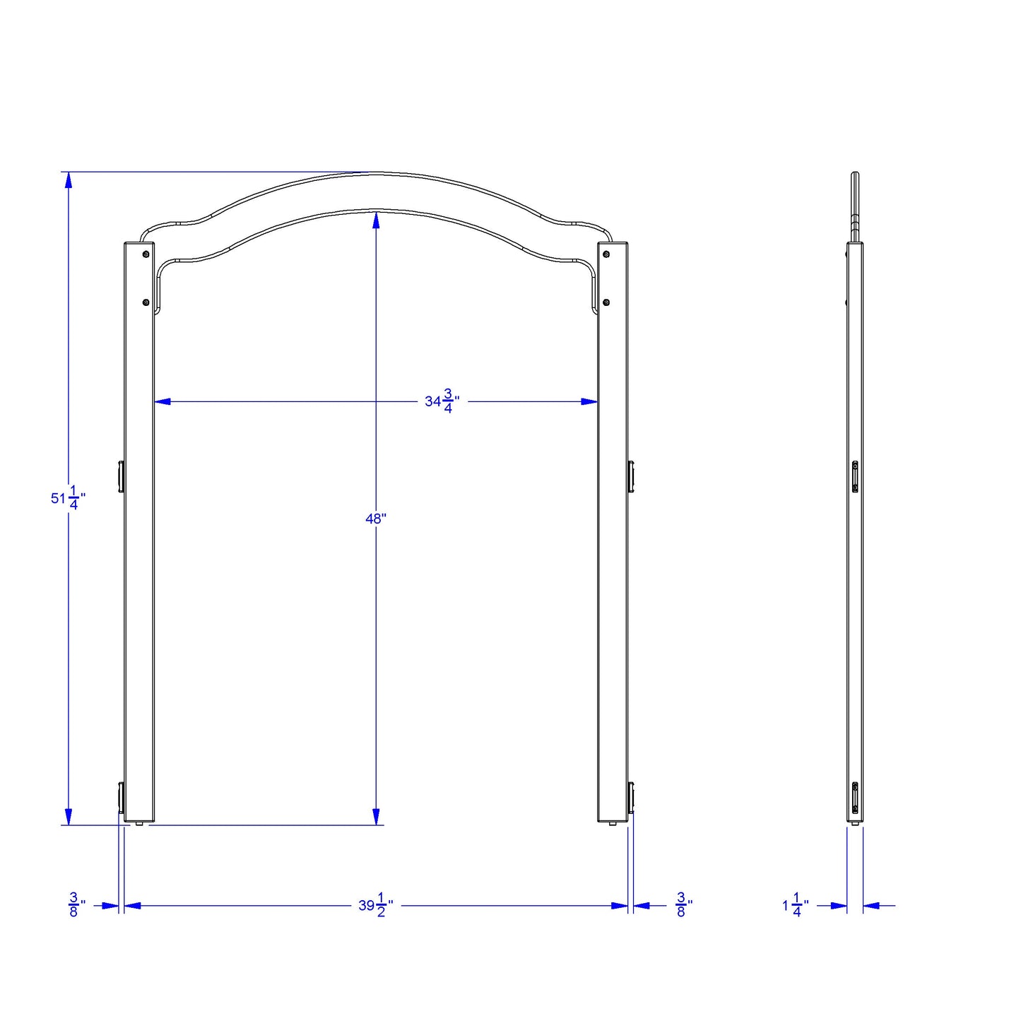 KYDZ Suite Welcome Arch - Short - 51 High - E-height