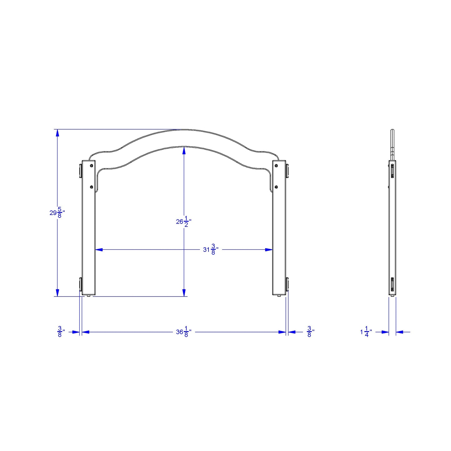 KYDZ Suite Welcome Arch - Mini - 30 High - T-height