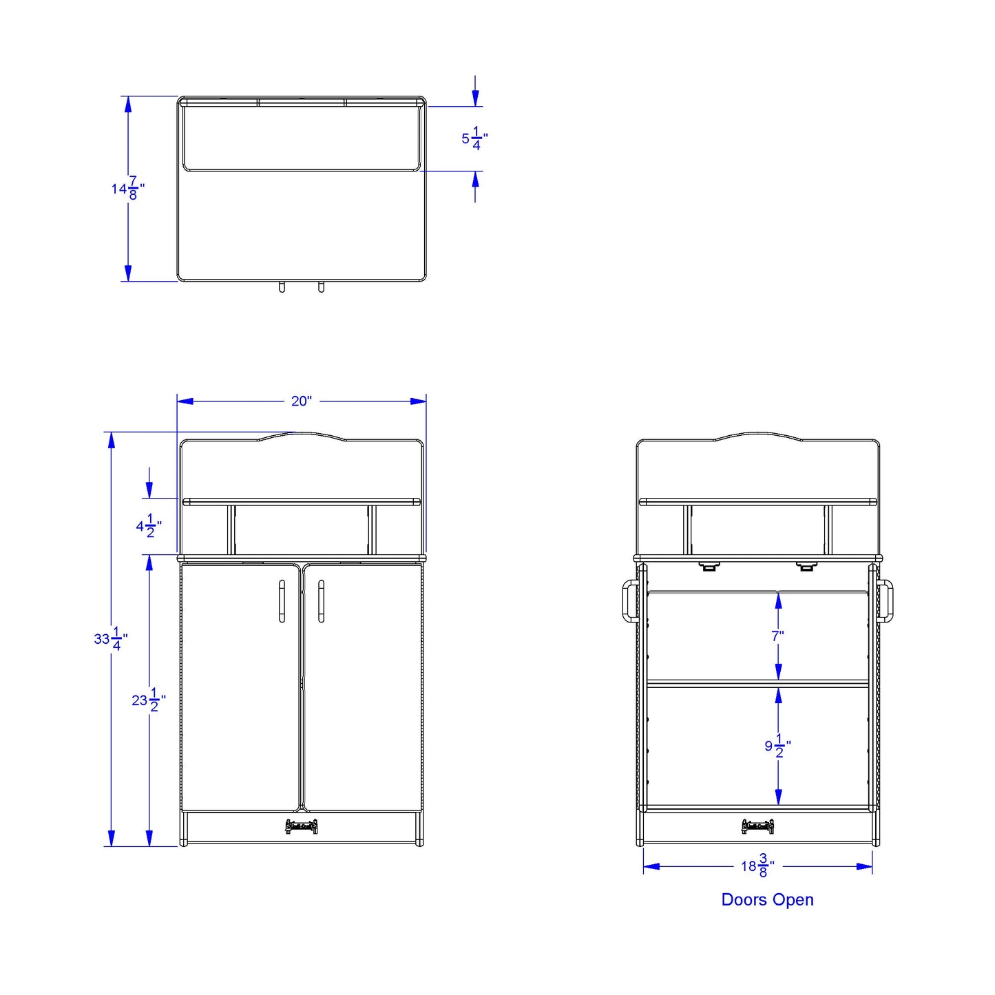 Jonti-Craft Culinary Creations Play Kitchen Cupboard