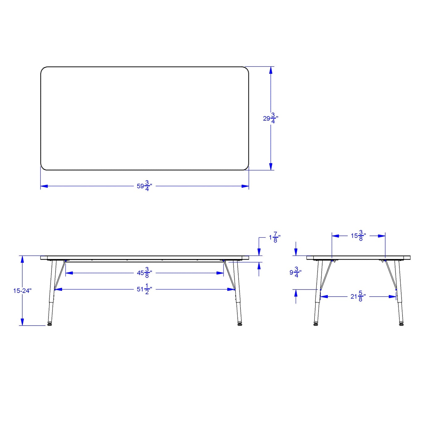 Berries¨ Rectangle Activity Table - 30" X 60", E-height - Maple/Maple/Camel