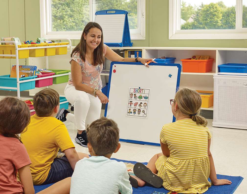 2-in-1 Royal Teaching Easel with Portable Whiteboard